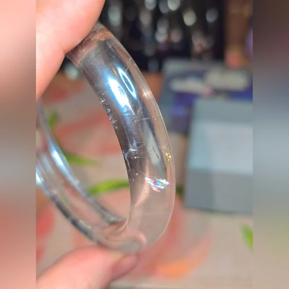 Garden Quartz Bangle Bracelet - Picture 5 of 9